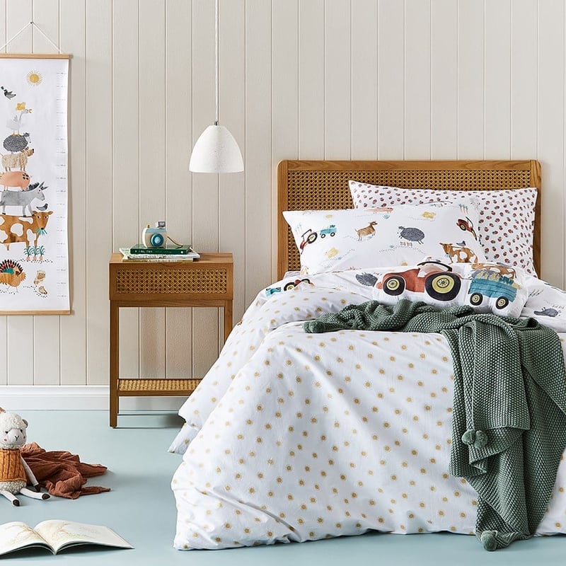 Farm Yard Organic Cotton Quilt Cover Set