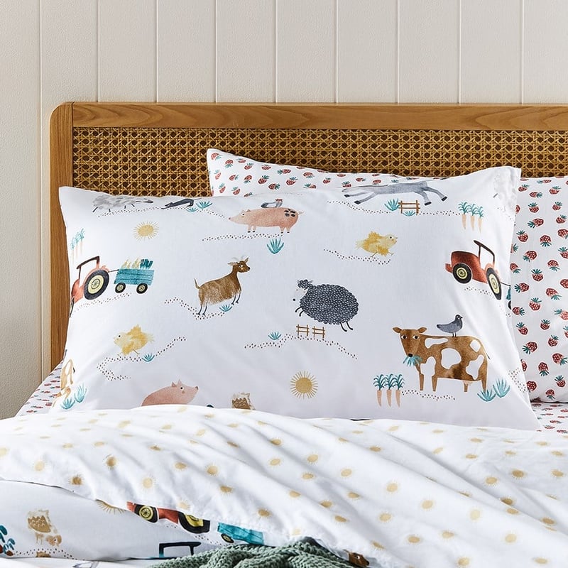 Farm Yard Organic Cotton Quilt Cover Set