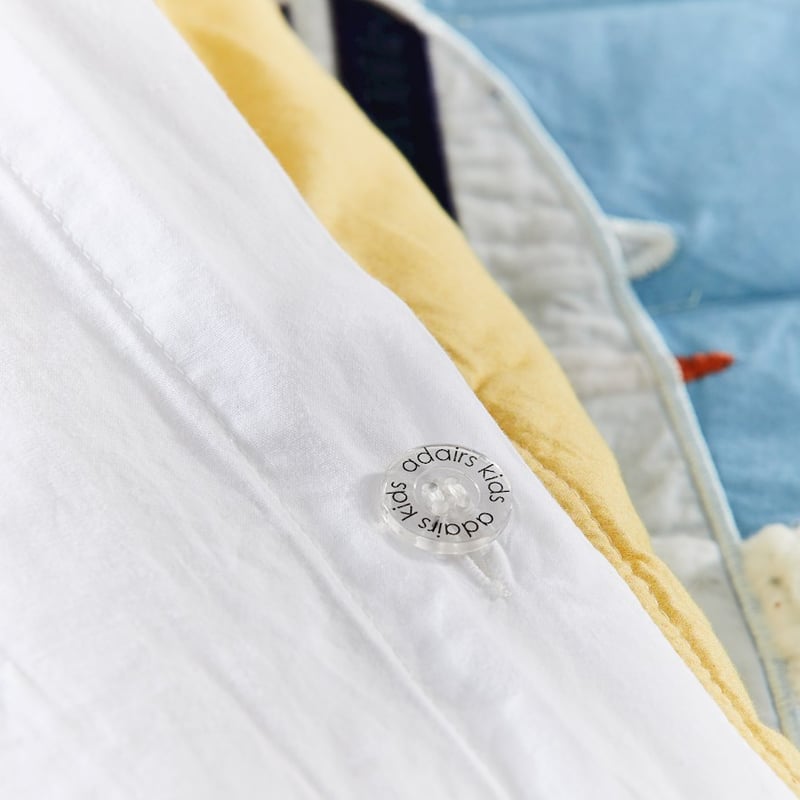 Gone Surfing Quilted Blue Quilt Cover Set