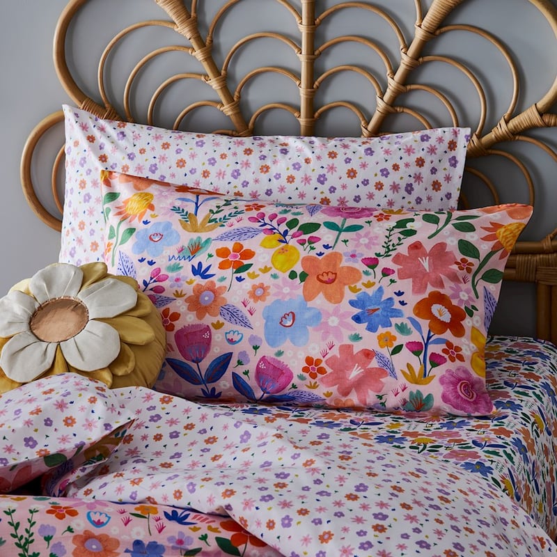 Bloom Pink Quilt Cover Set