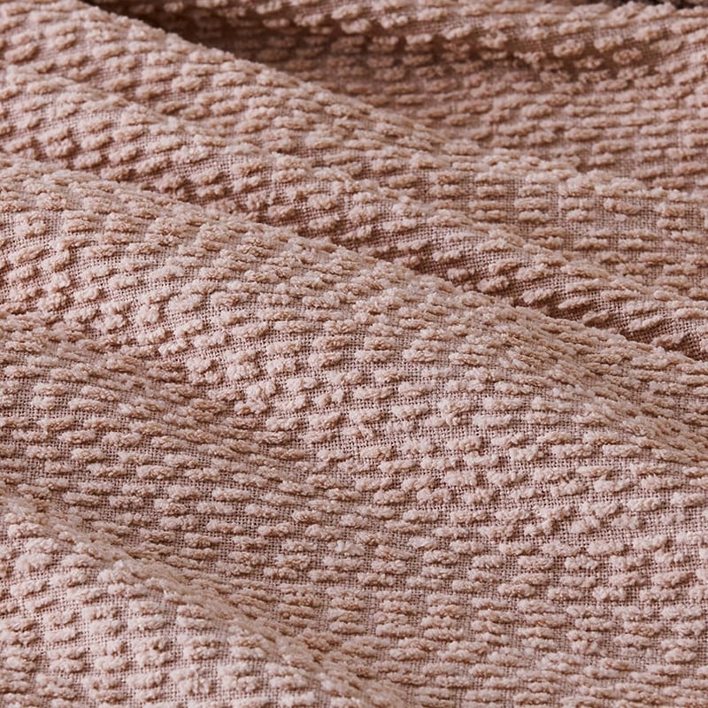 Byron Boucle Blush Quilt Cover Set
