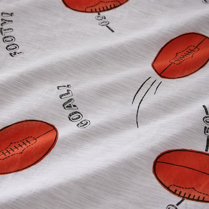 Winning Goal Oatmeal Quilt Cover Set
