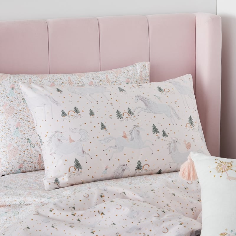 I Believe in Unicorns Pink Salt Quilt Cover Set
