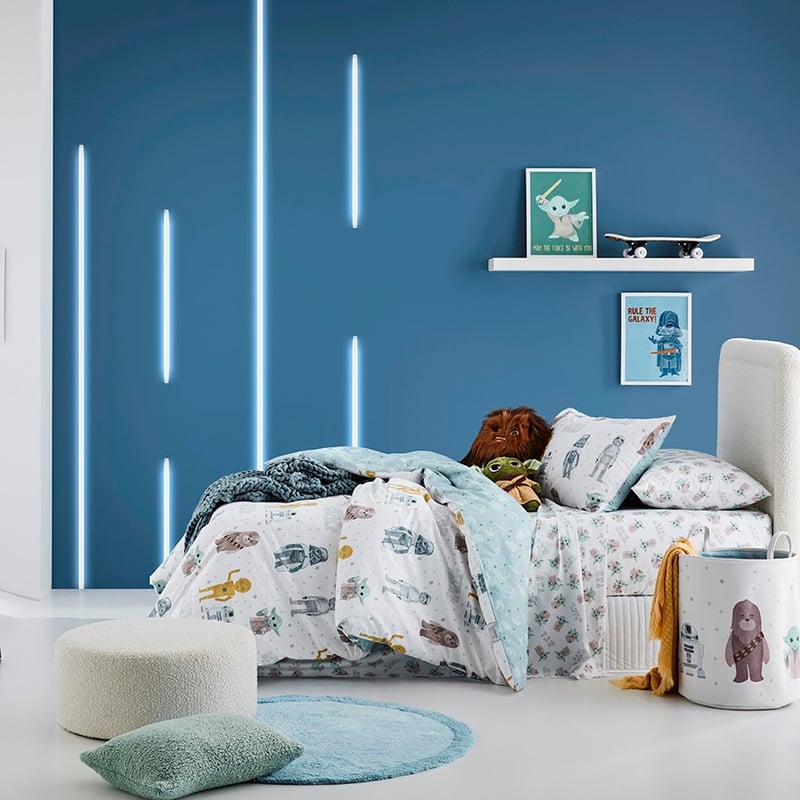Star Wars Steel Blue Quilt Cover Set