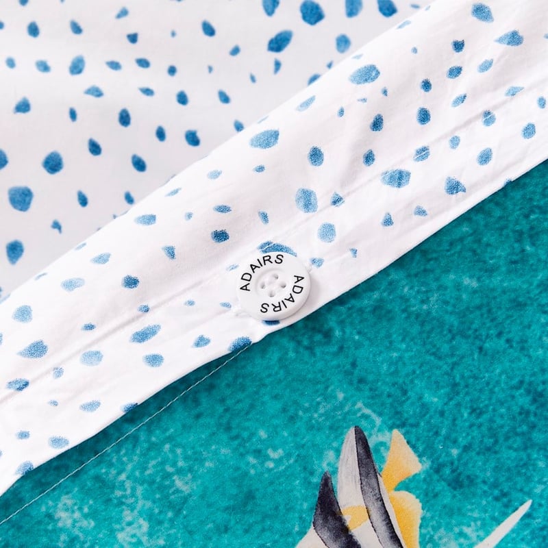 Sea Life Navy Quilt Cover Set