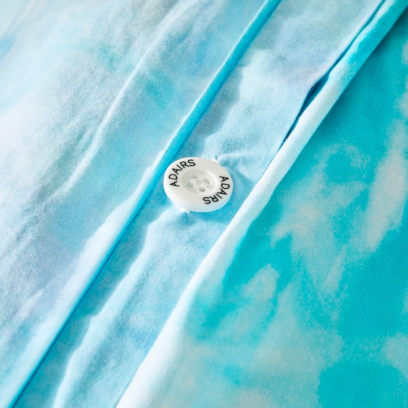 Tie Dye Blue Quilt Cover Set