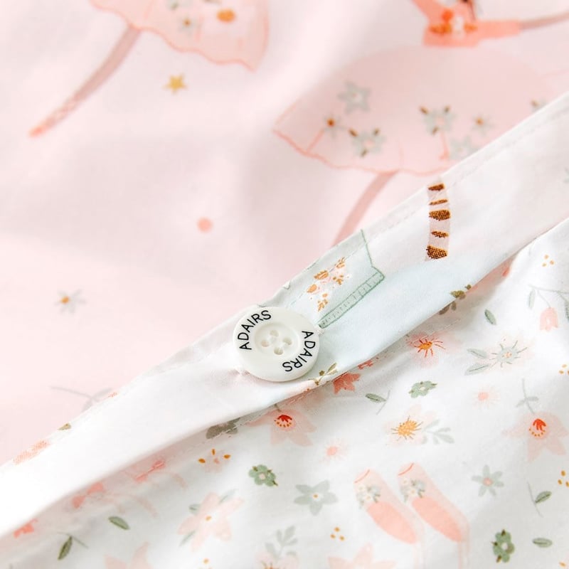 Ballet Friends Lotus Pink Quilt Cover Set