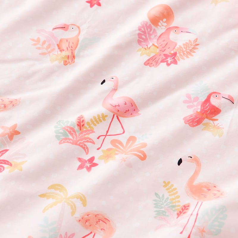 Tropical Adventure Lotus Pink Quilt Cover Set