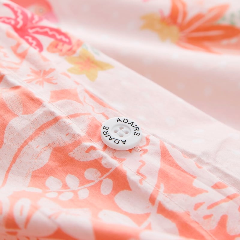 Tropical Adventure Lotus Pink Quilt Cover Set