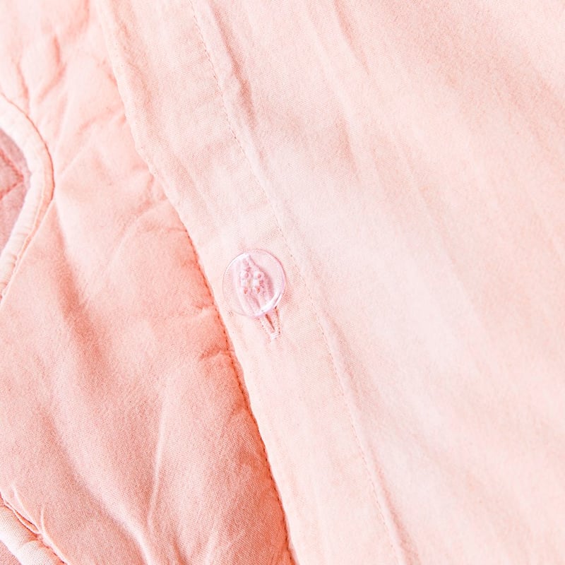 Cici Quilted Dusty Pink Floral Quilt Cover Set