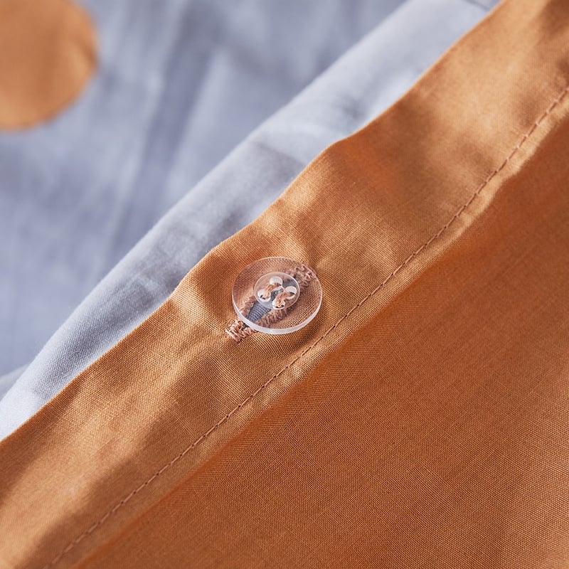 Mark Tuckey Polka Clay Organic Quilt Cover Set