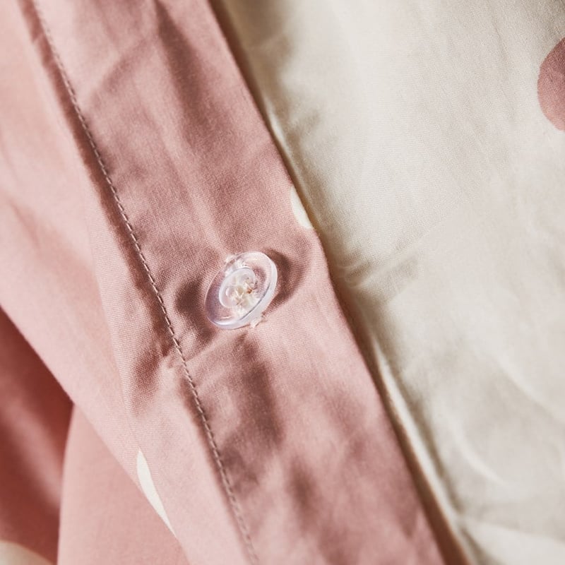 Mark Tuckey Polka Oatmeal Organic Quilt Cover Set