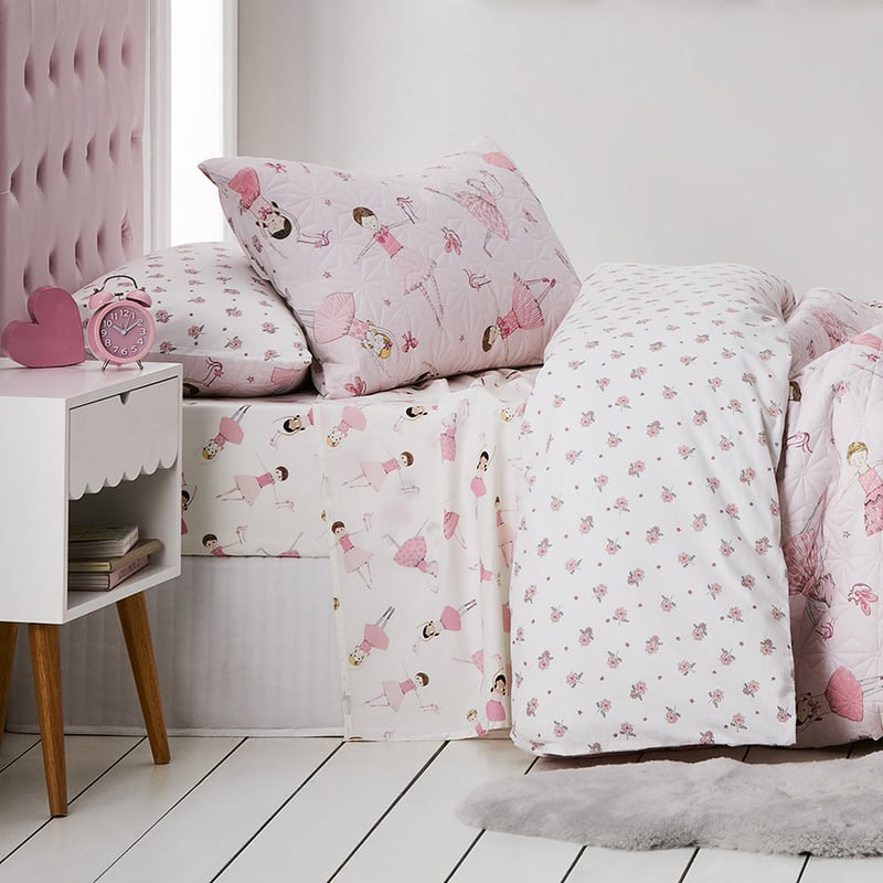 Be a Ballerina White Sheet Set