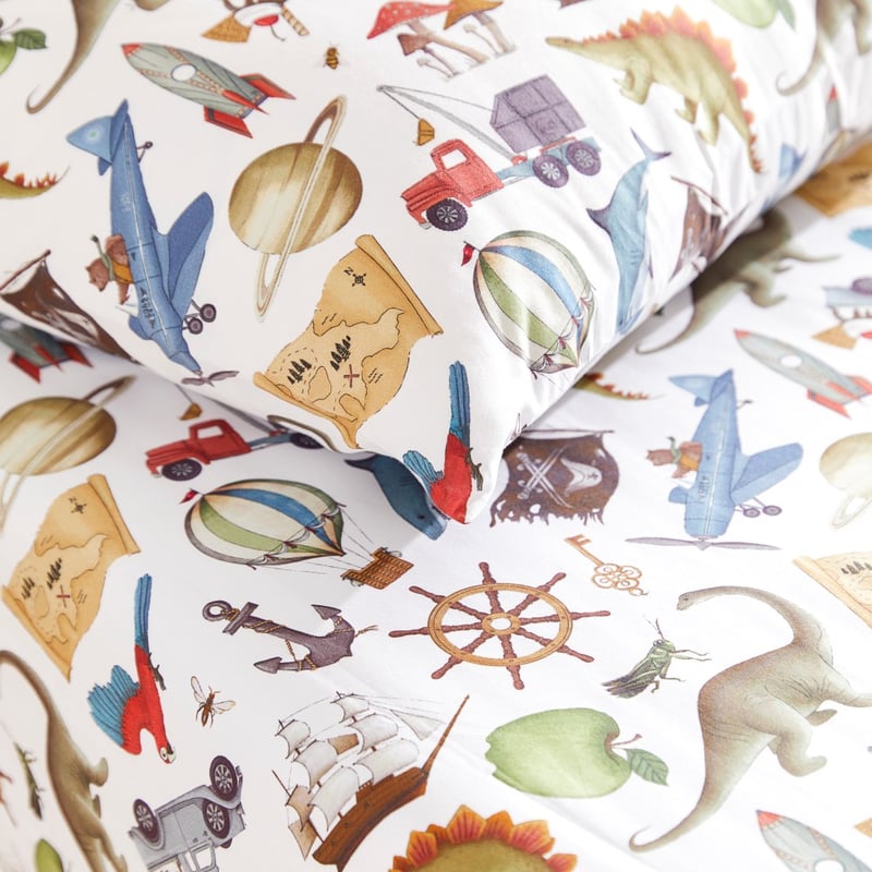 Fleur Harris Mini Adventureland Cot Fitted Sheet Set