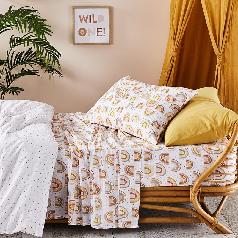 Follow Your Rainbow Desert Organic Cotton Sheet Set