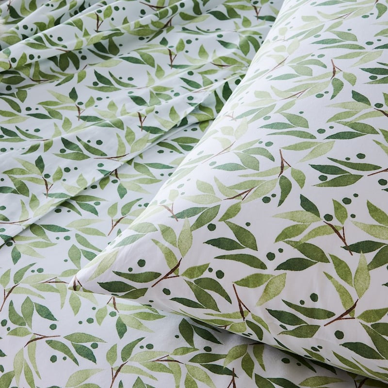 Gumnut Leaf Multi Organic Cotton Sheet Set