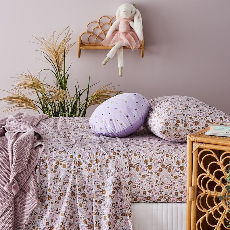 Botanica Floral Lilac Sheet Set