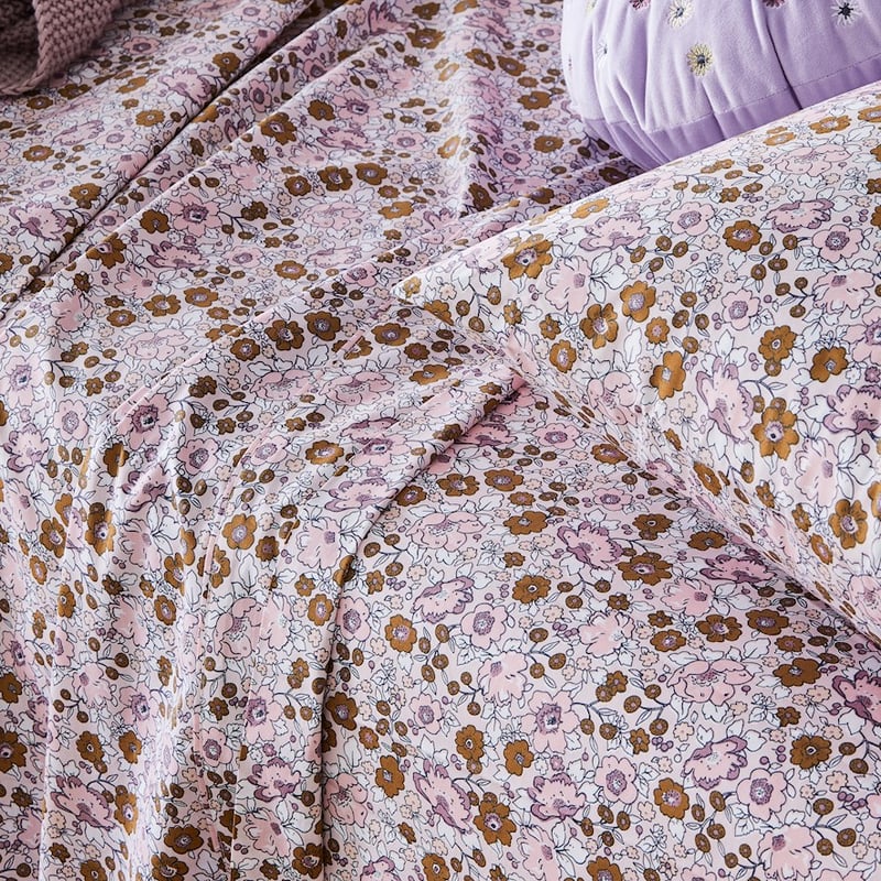 Botanica Floral Lilac Sheet Set