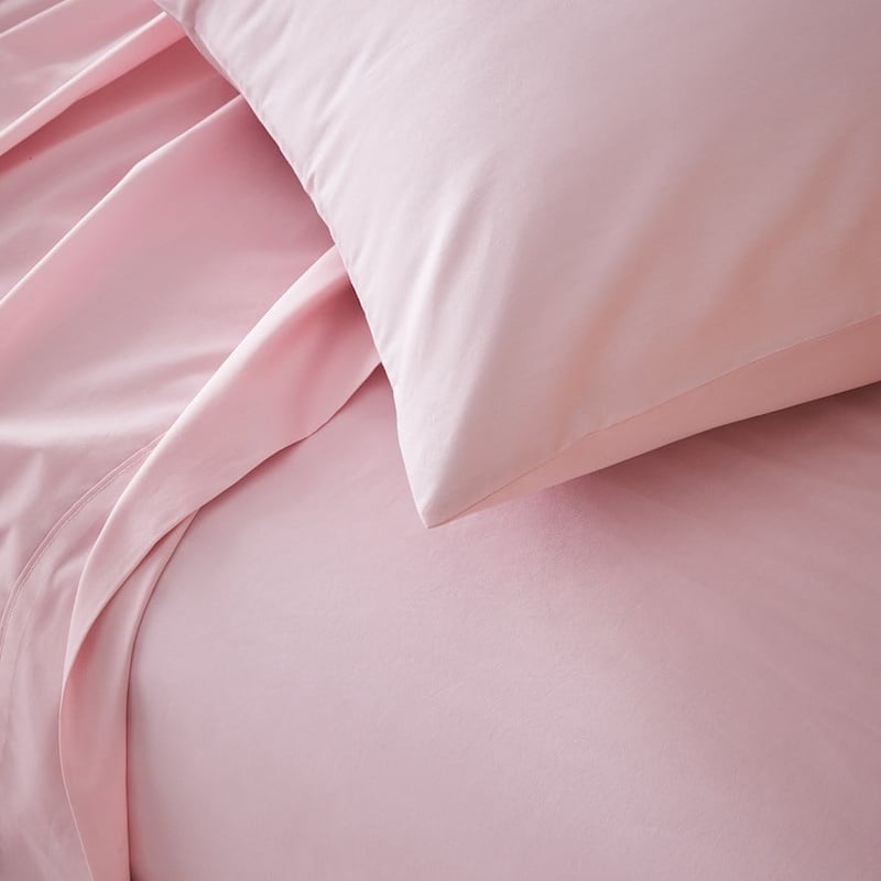Organic Cotton Pink Sheet Set