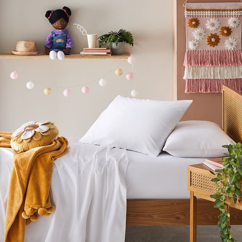 Organic Cotton White Sheet Set