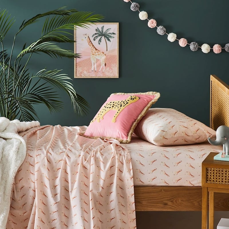 Giraffa Peach Sheet Set