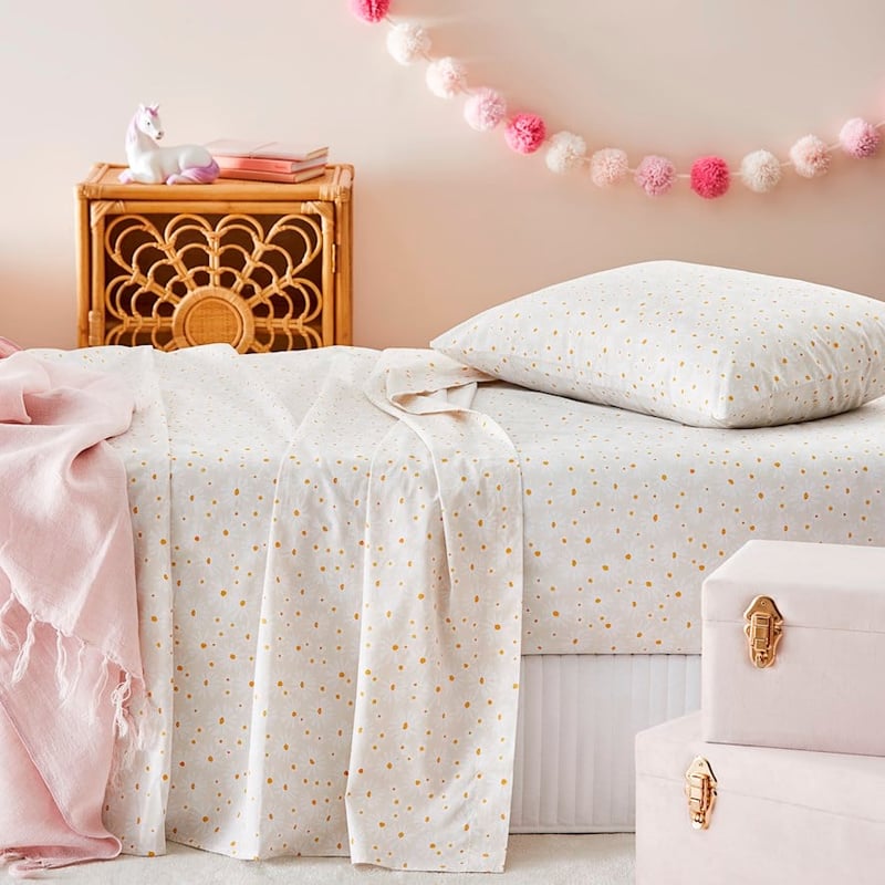 Sweet Daisy Natural Sheet Set 