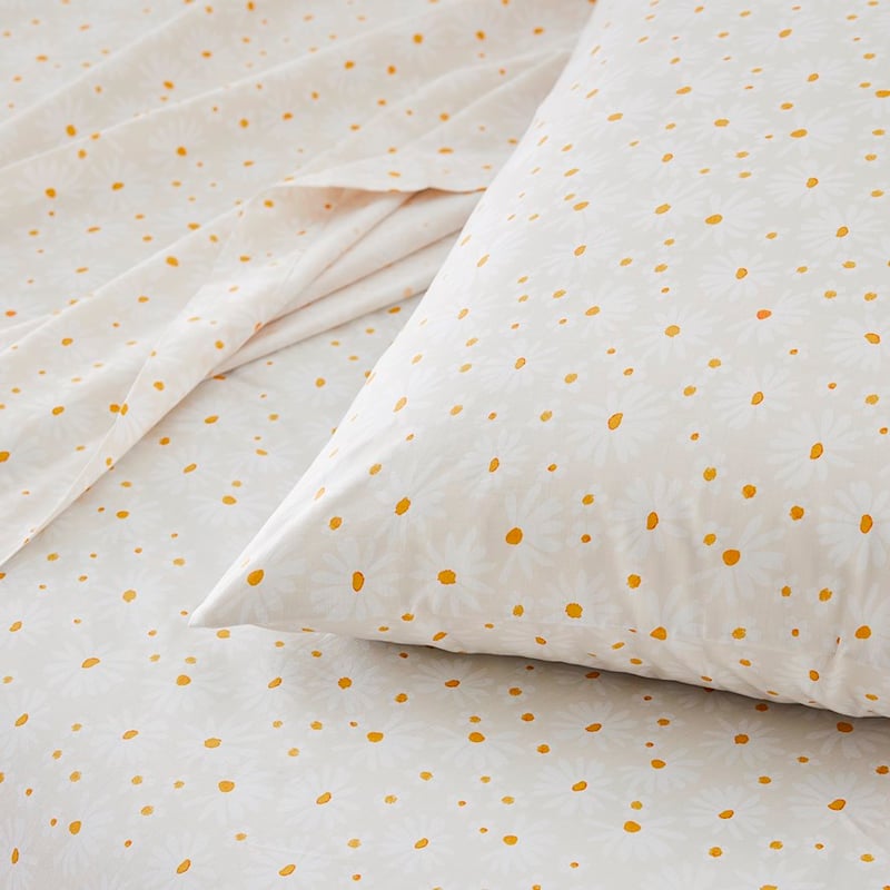 Sweet Daisy Natural Sheet Set 