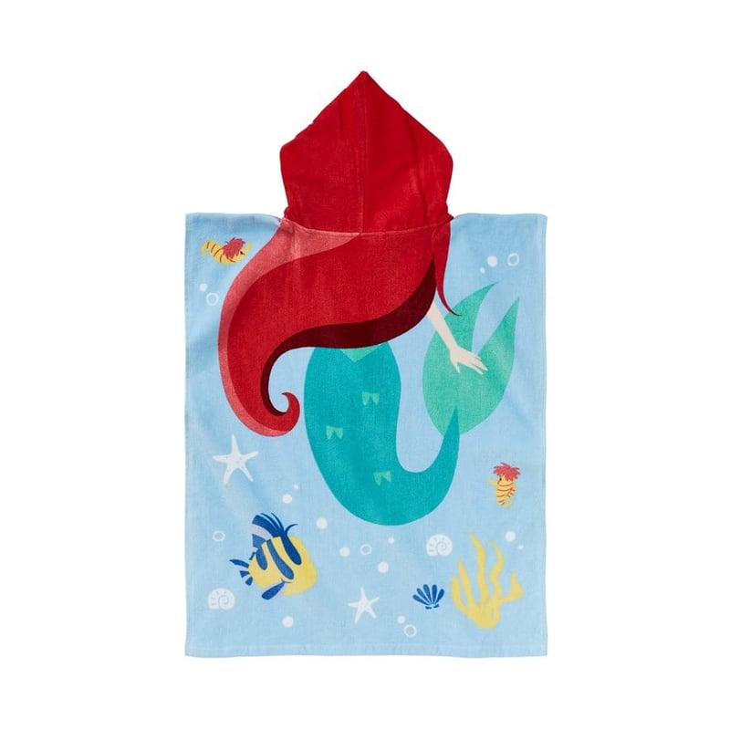 Little Mermaid Hooded Beach Towel