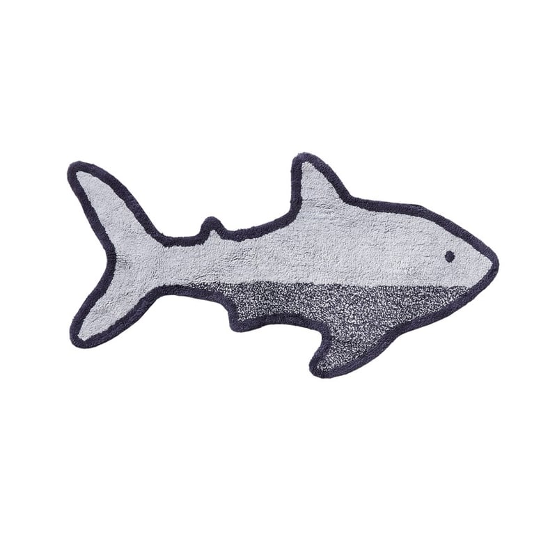 Shark Shaped Navy Bath Mat