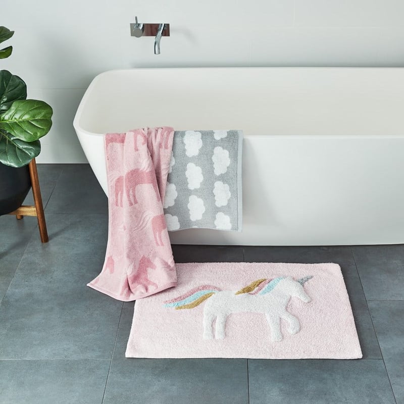 Unicorn Pink Bath Mat