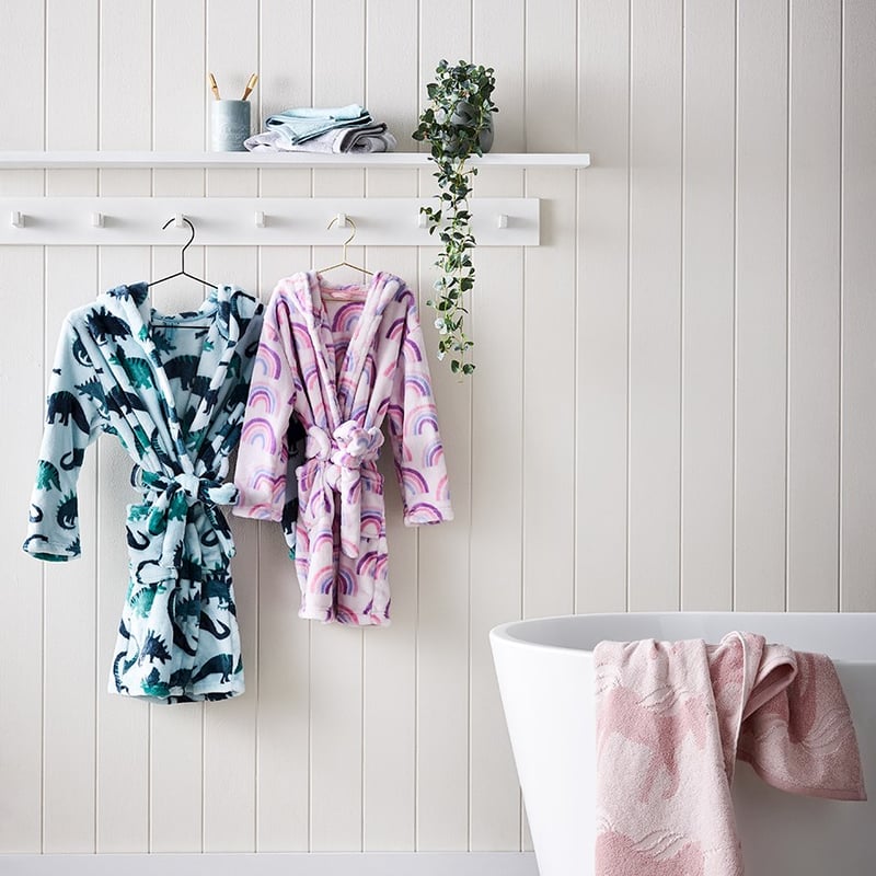 Ultra Soft Kids Dinosaur Bathrobe