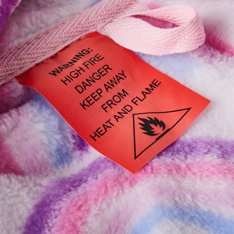 Ultra Soft Kids Rainbow Bathrobe