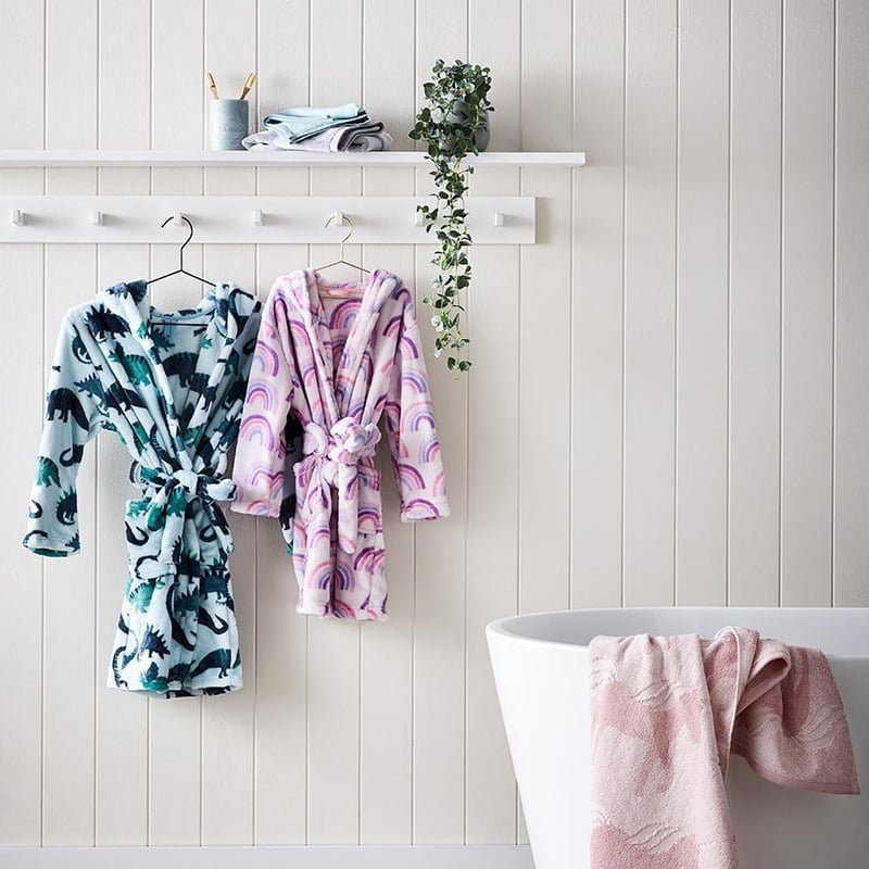 Ultra Soft Kids Rainbow Bathrobe