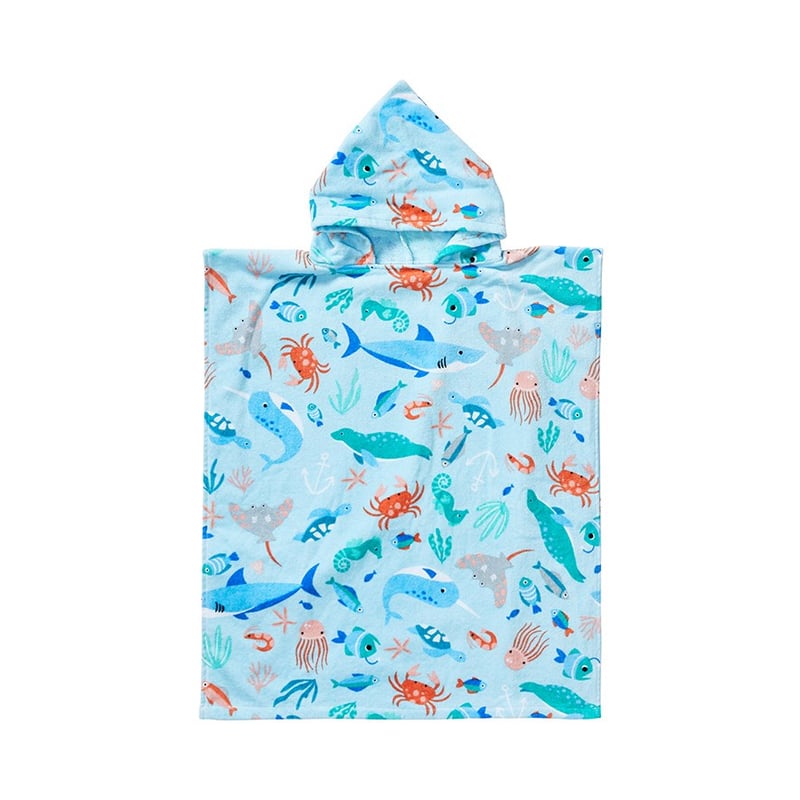 Ocean Depths Hooded Beach Towel