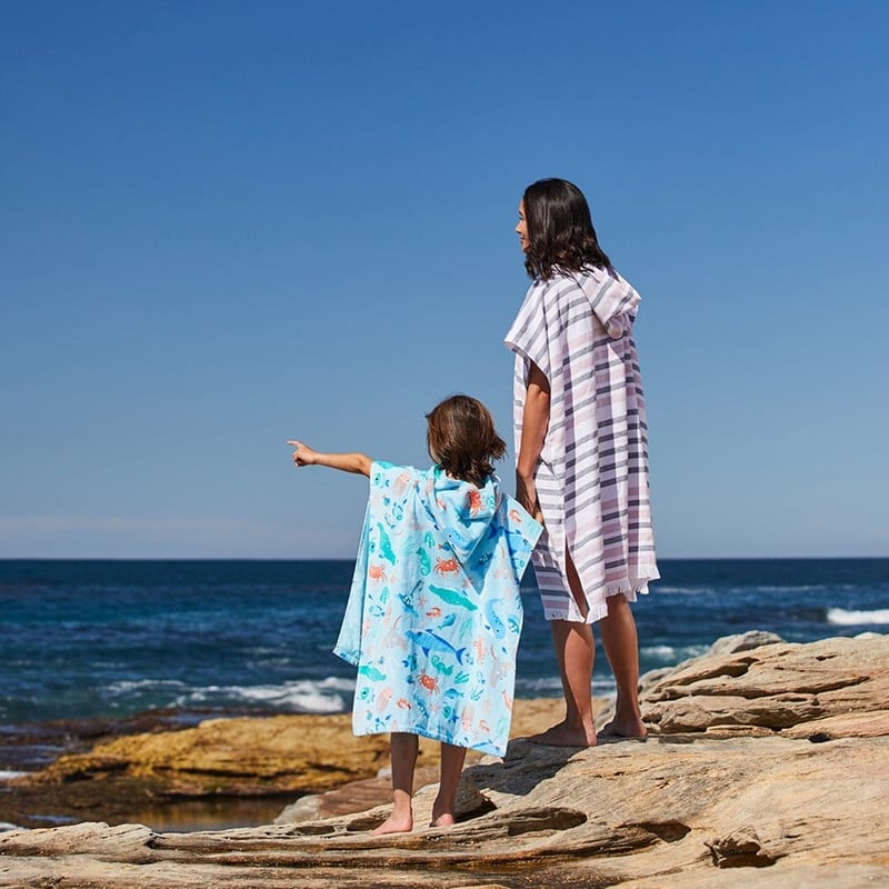 Ocean Depths Hooded Beach Towel