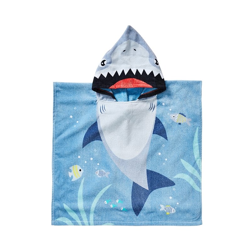 Shark Hooded Beach Towel