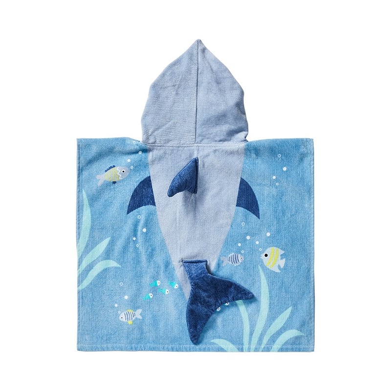Shark Hooded Beach Towel