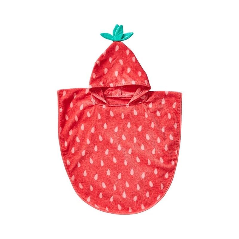 Strawberry Hooded Beach Towel