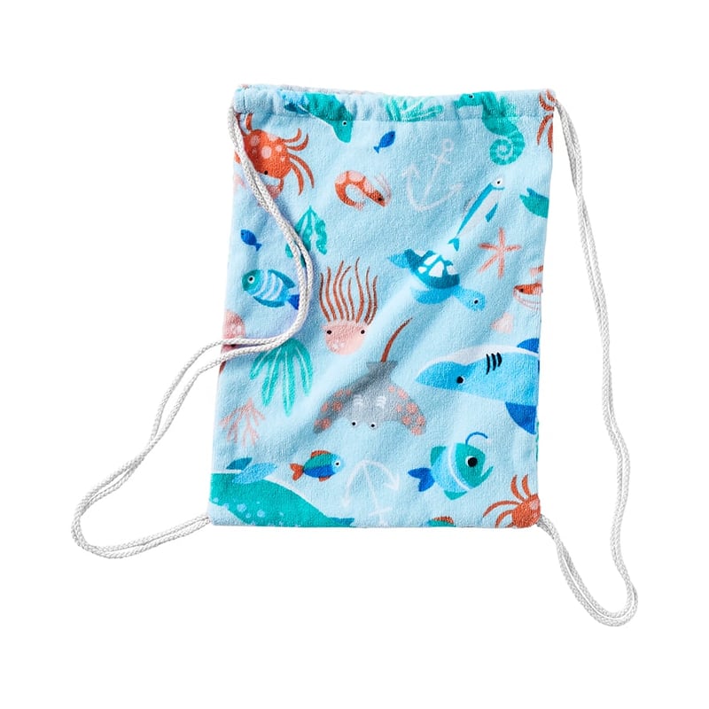 Ocean Depths Terry Beach Bag