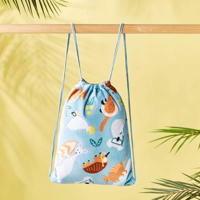 Terry Australiana Beach Bag