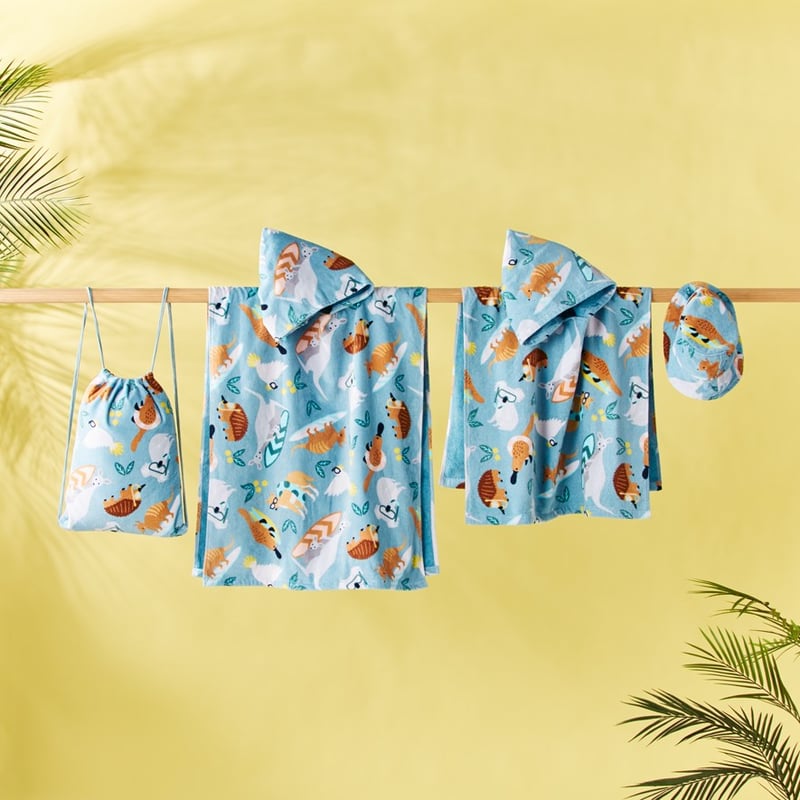 Australiana Large Hooded Towel