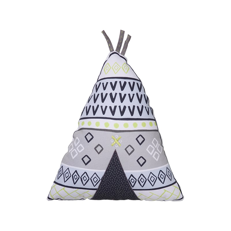 Designer Grey Teepee Cushion