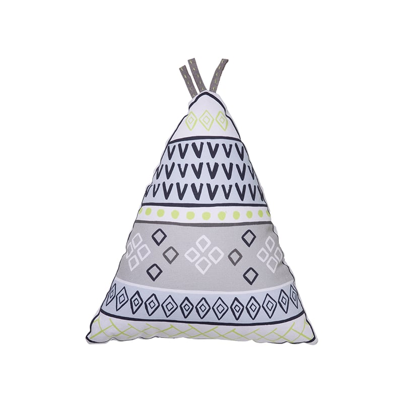 Designer Grey Teepee Cushion