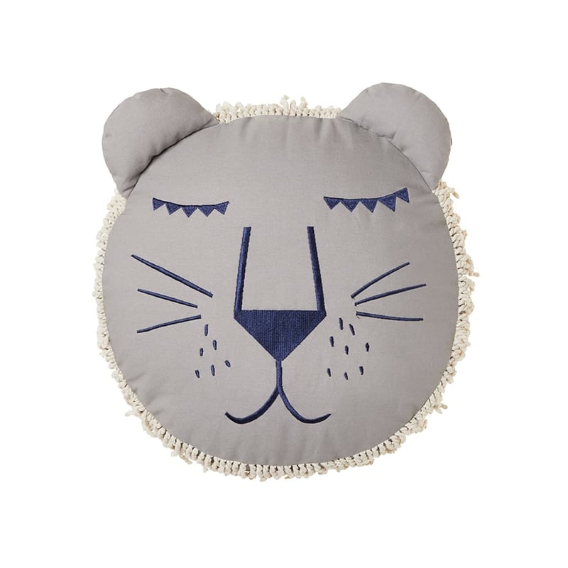 Designer Cushion Range Grey Little Lion