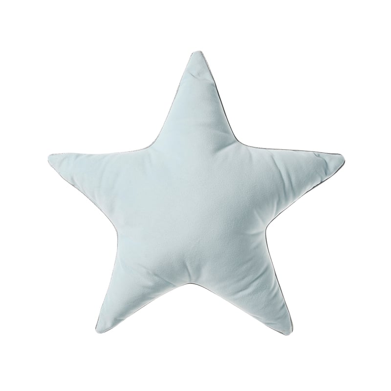 Velvet Star Cushion  Blue 