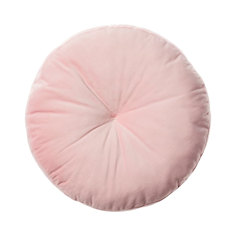 Velvet Pom Pom Pale Pink & Mint Cushion