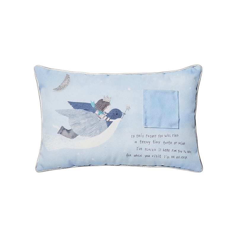 Tooth Fairy Blue Cushion