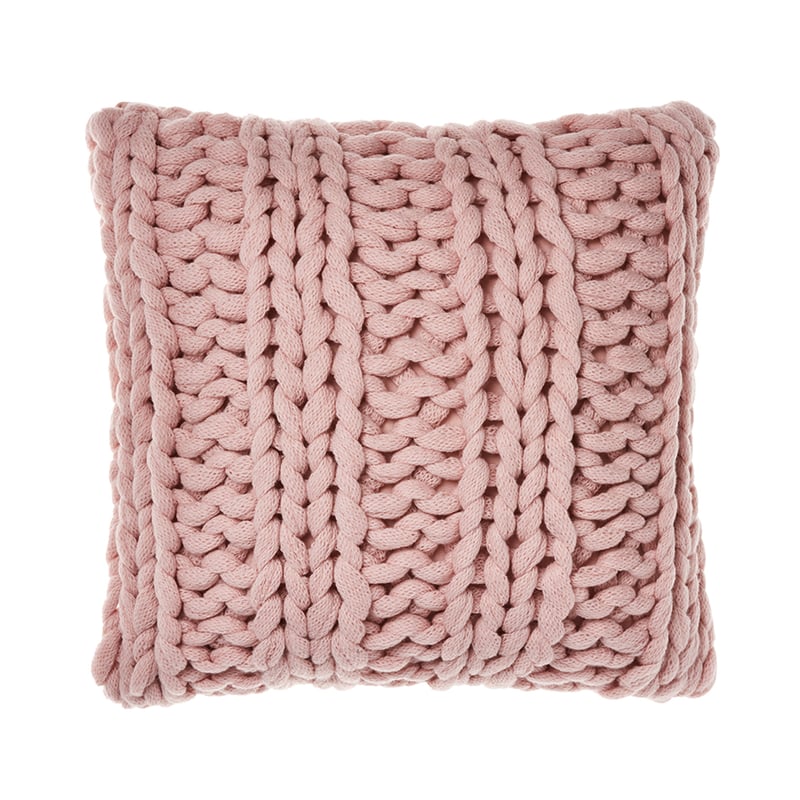 Denver Knit Range Cushion Pink 