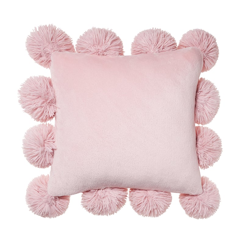 Giant Pom Pom Cushion Pink