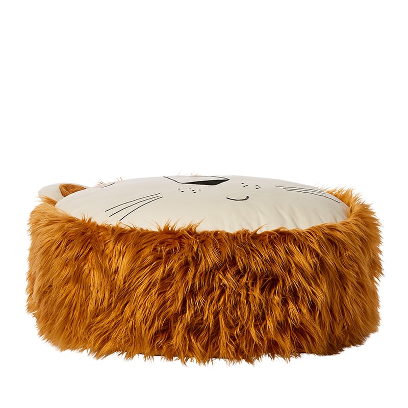 Lion Beige Floor Cushion   